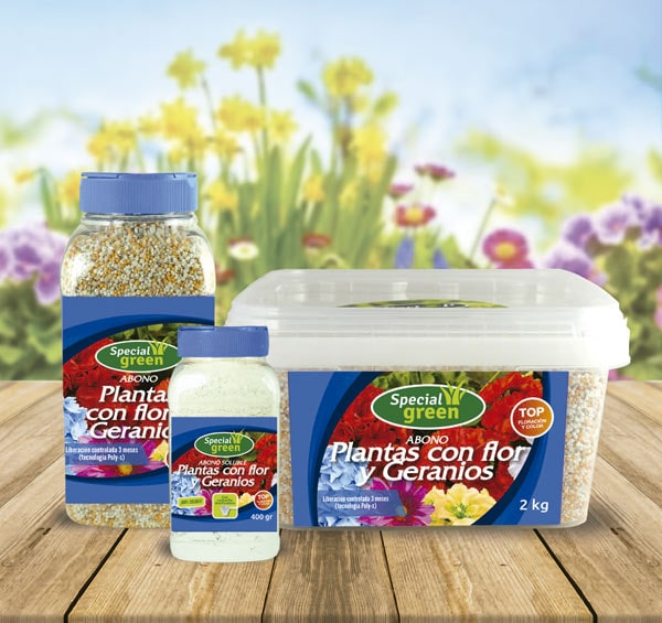 ABONO SpecialGreen Plantas con flor y Geranios