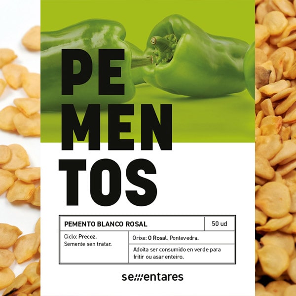 Sobre de Pimiento Blanco Rosal